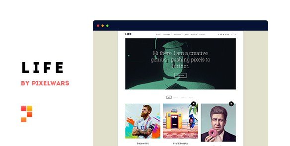 Life - Boxed Portfolio WordPress Theme