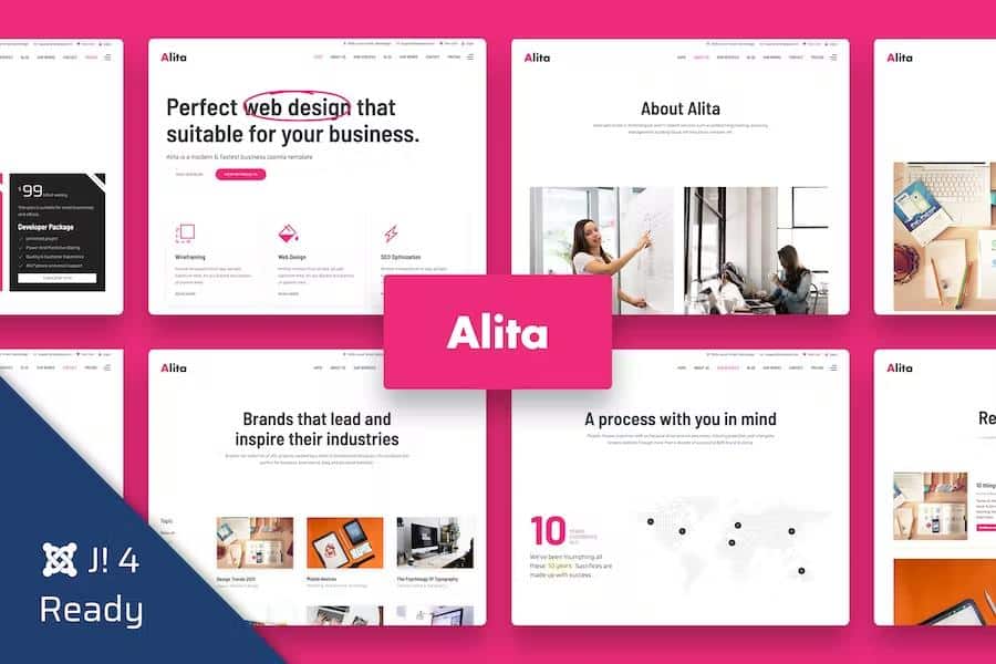 Alita – Web Studio Joomla 4 Template Latest Version