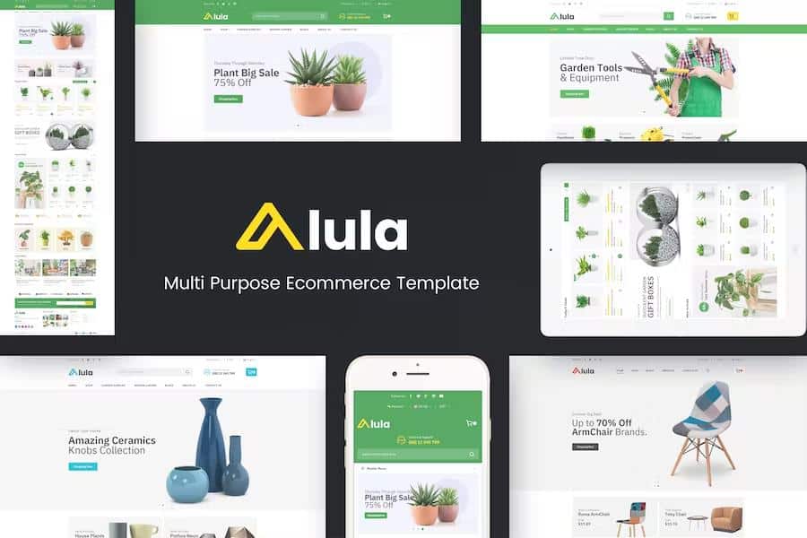 Alula – Multipurpose OpenCart Theme (Included Color Swatches) Latest Version
