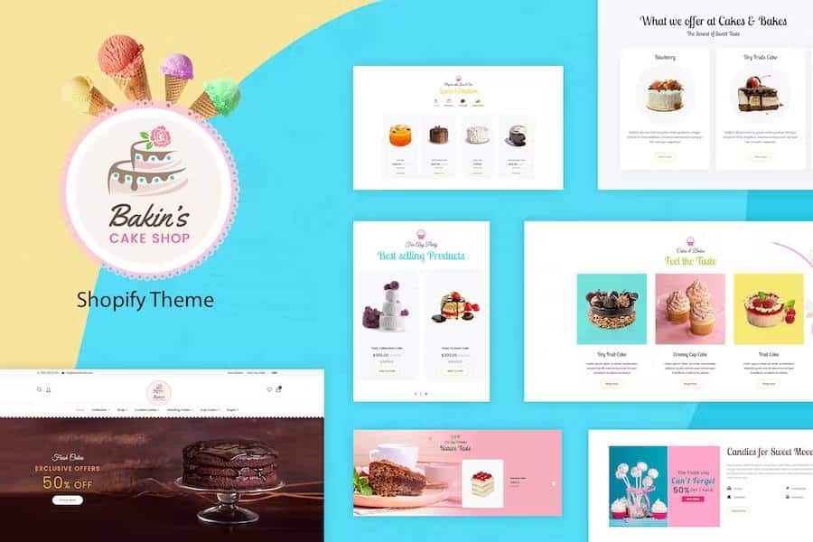 Bakins – Shopify Cake Shop, Bakery Theme Latest Version