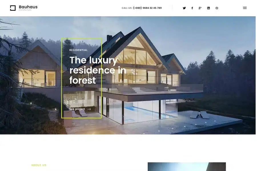 Bauhaus – Architecture & Interior Drupal 9 Theme Latest Version