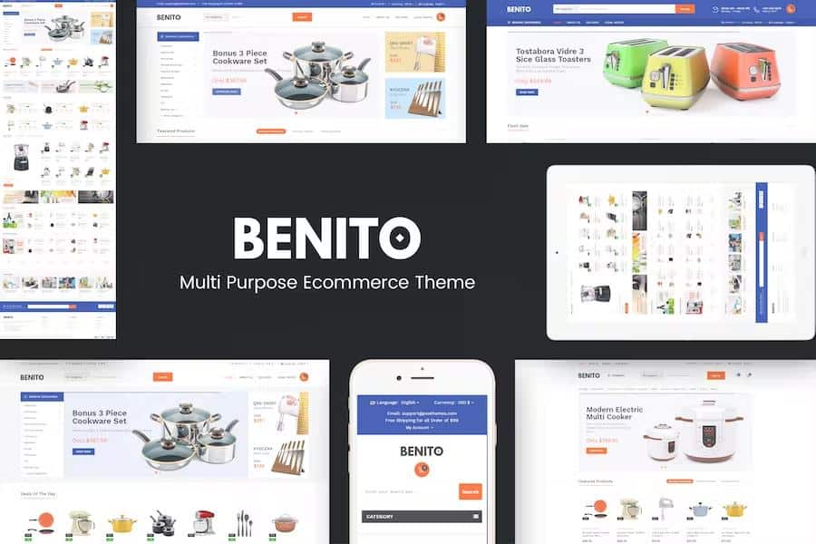 Benito – Mega Store Responsive Prestashop Theme Latest Version