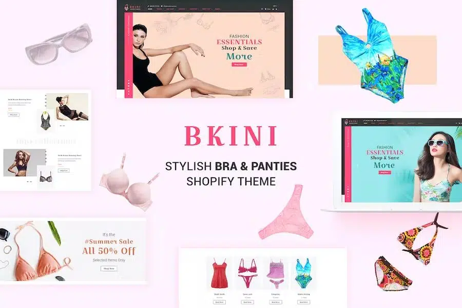 Bkini – Lingerie Shop, Bikini Shopify Theme Latest Version