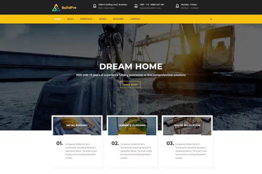 BuildPro – Construction Drupal 9 Theme Latest Version