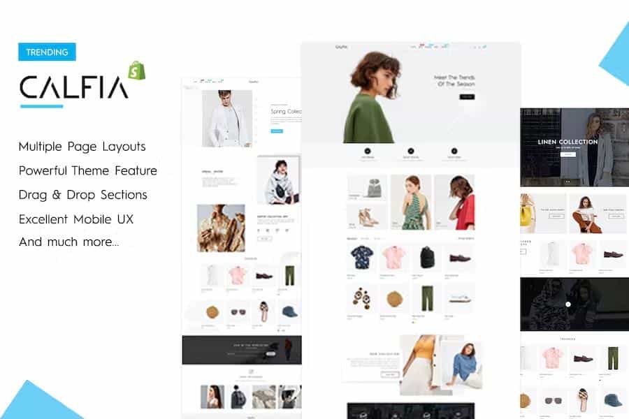 Calfia – Fashion Multipurpose Shopify Theme Latest Version