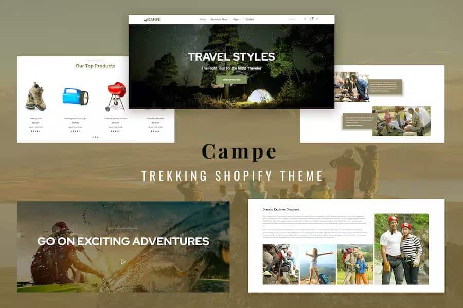 Campe – Camping & Adventure Shopify Store Latest Version