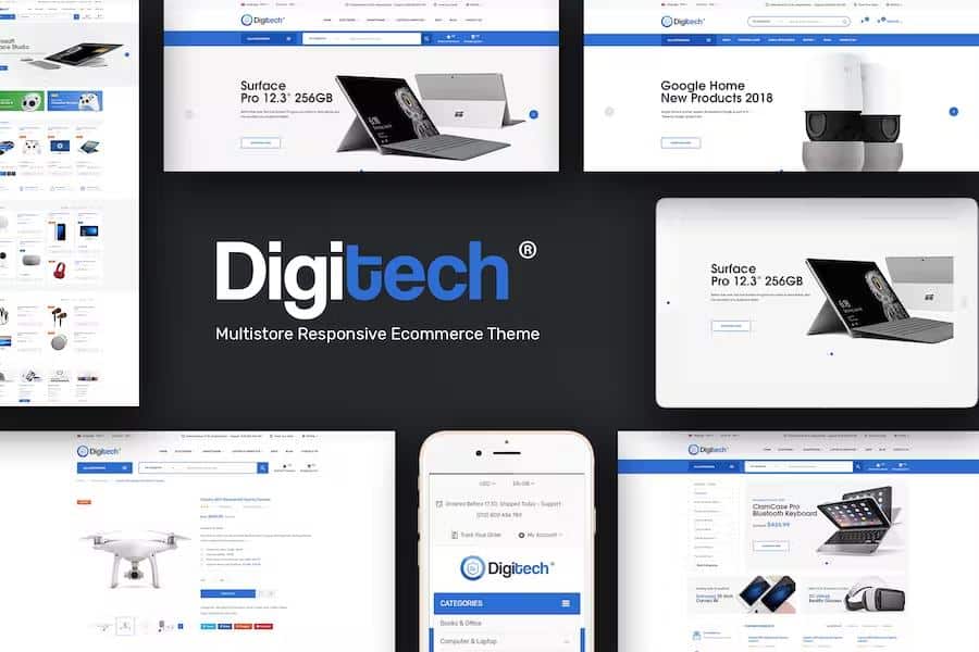 Digitech – Responsive Prestashop Theme Latest Version