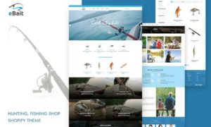 eBait – Hunting, Fishing Shop Shopify Theme