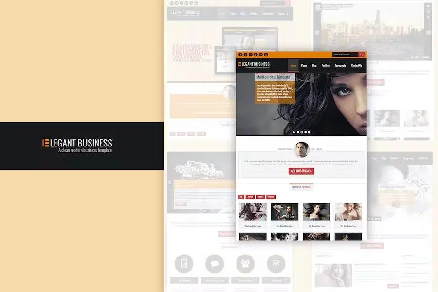 Executive Html Design Examples Elegant Business - Responsive HTML Template Latest Version - WooCrack.com
