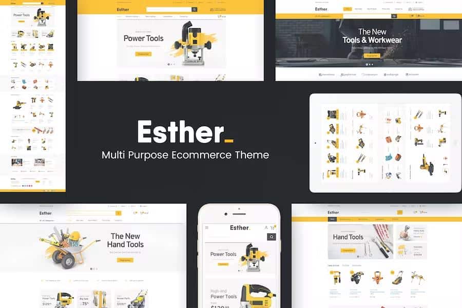 Esther – Responsive Prestashop Theme Latest Version