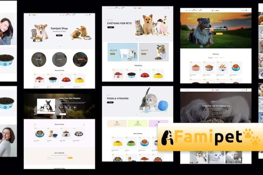 Famipet – Pet Food Shop Responsive Shopify Theme Latest Version