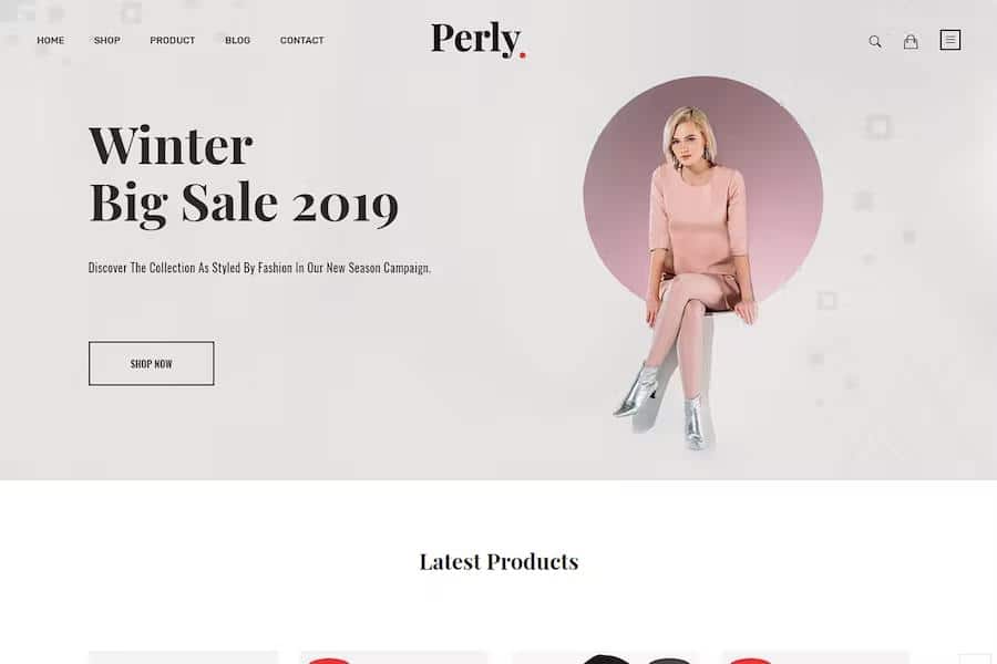 Fashion Shopify Theme – Perly Latest Version