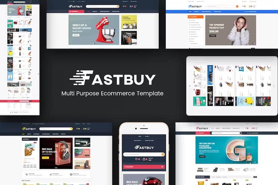 FastBuy – Mega Shop Responsive Prestashop 1.7 Theme Latest Version