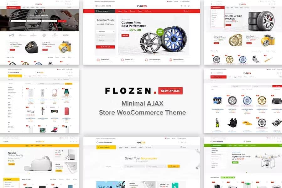 Flozen – WooCommerce AJAX WordPress RTL Theme 1.3.4