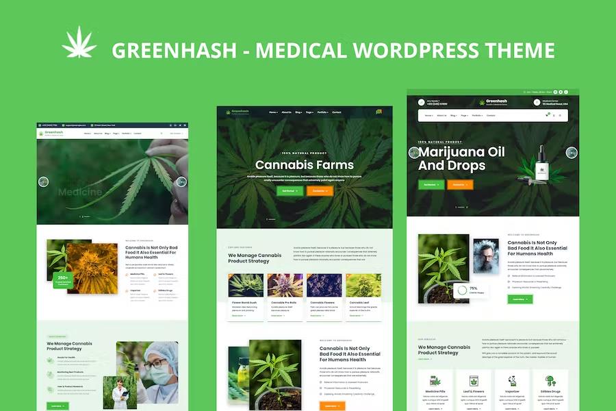Greenhash – Medical WordPress Theme 1.0