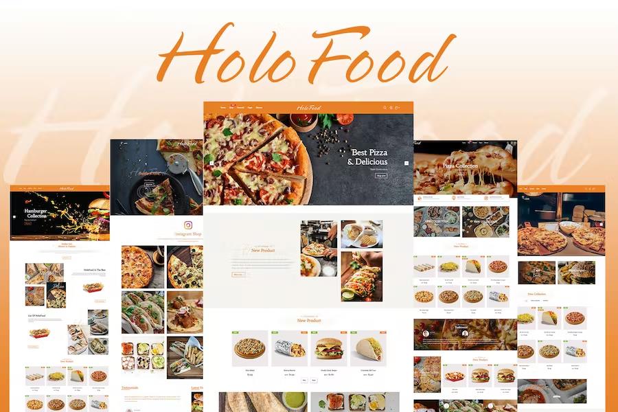 HoloFood – Fast Food & Restaurant Shopify Theme Latest Version