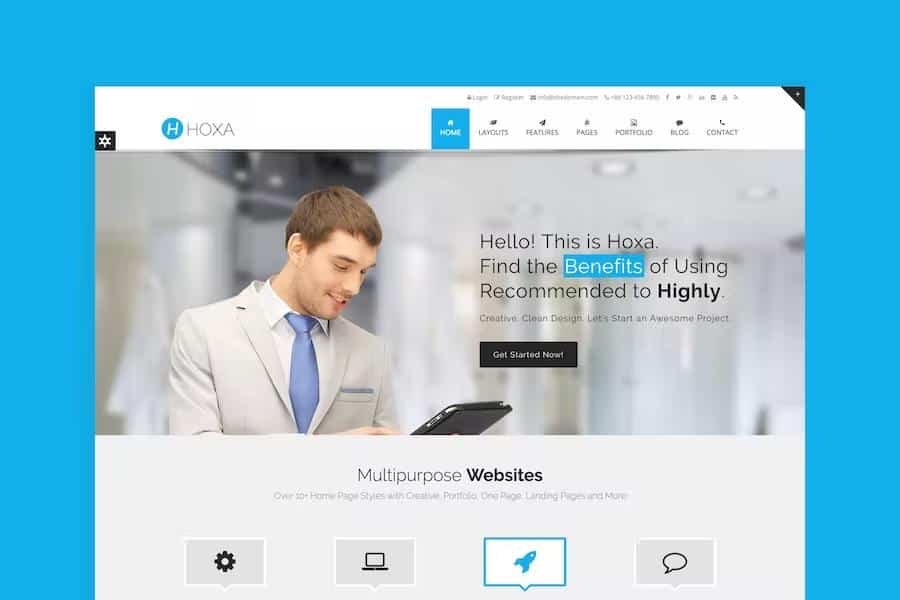 Hoxa – Responsive Multipurpose Joomla Template Latest Version