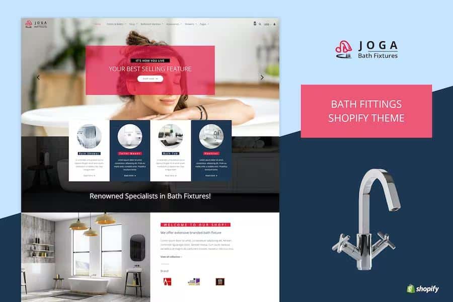 Joga – Kitchen Store, Bathroom Furniture Shopify Theme Latest Version