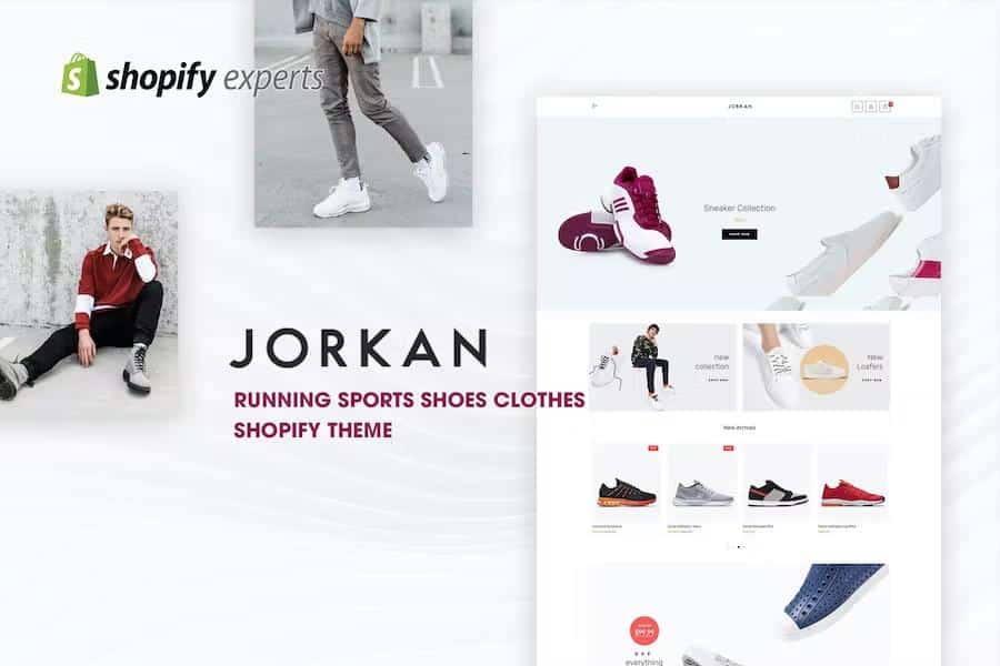 Jorkan – Running Sports Shoes Clothes Shopify Theme Latest Version