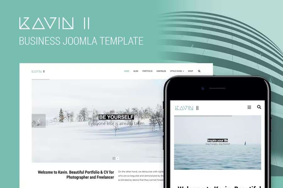 Kavin II – Business Joomla Template Latest Version