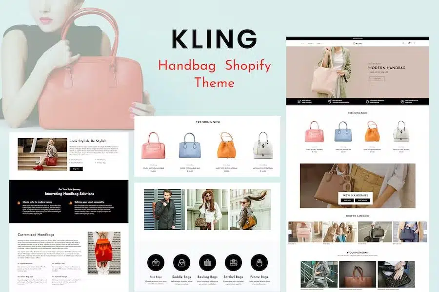 Kling – Bags, shoes Fashion Shopify Store Latest Version