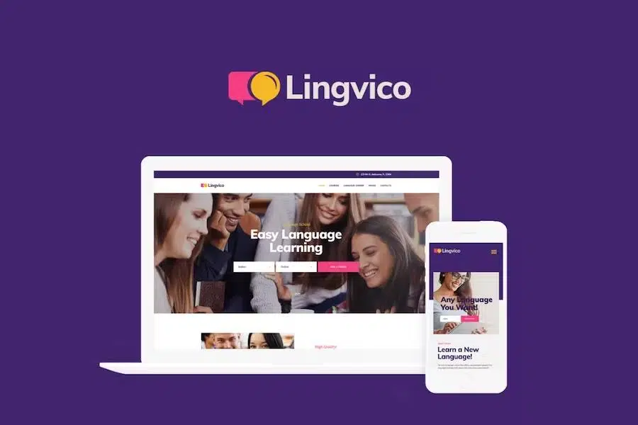 Lingvico – Language Center & Training Courses WordPress Theme 1.0.10