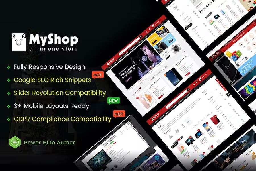 MyShop – Top Multipurpose OpenCart 3 Theme (3+ Mobile Layouts Included) Latest Version