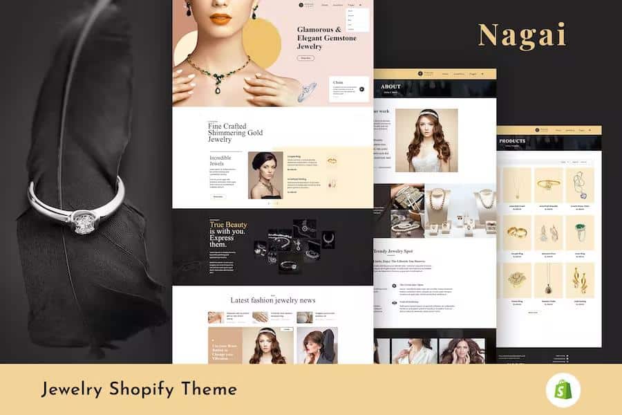 Nagai – Jewelry Store Shopify Theme Latest Version