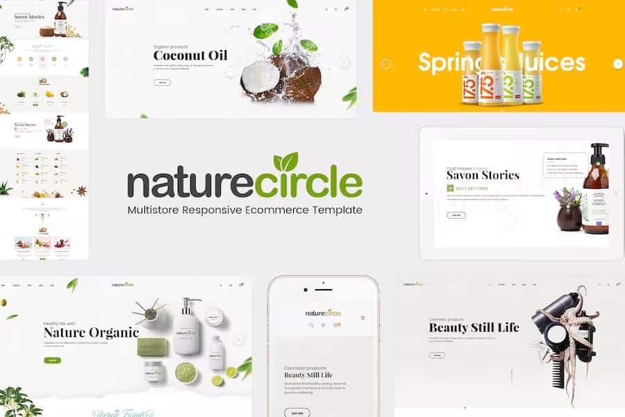 NatureCircle – Organic Responsive Magento Theme Latest Version