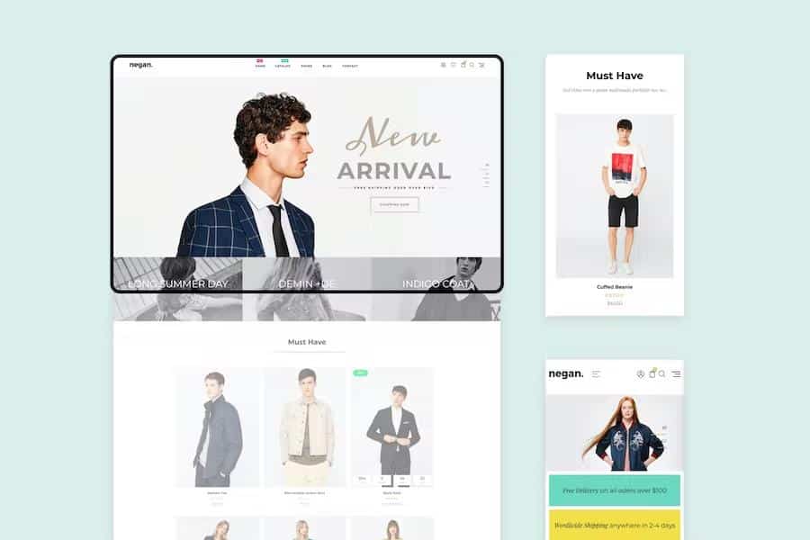 Negan – Clean, Minimal Shopify Theme Latest Version