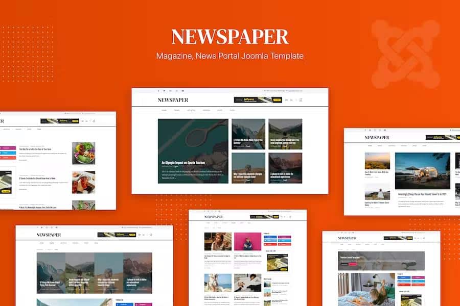 Newspaper – Magazine, News Portal Joomla 4 Template Latest Version