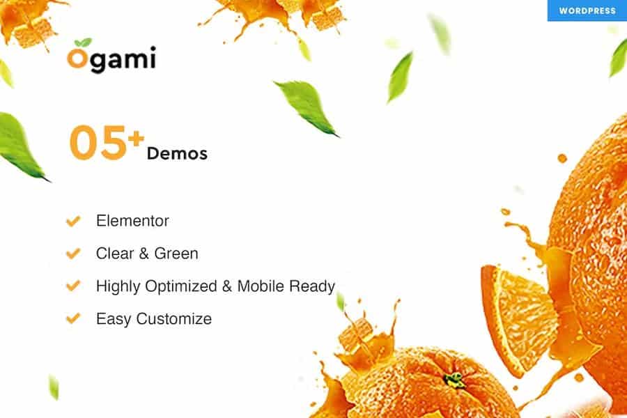 Ogami – Organic Store WordPress Theme 1.36