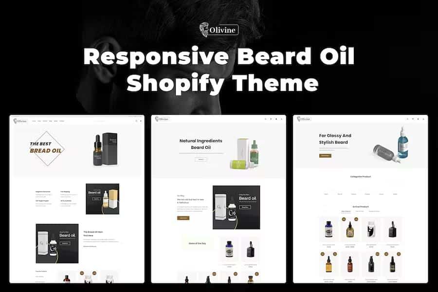 Olivine – Responsive Beard Oil Shopify Theme Latest Version