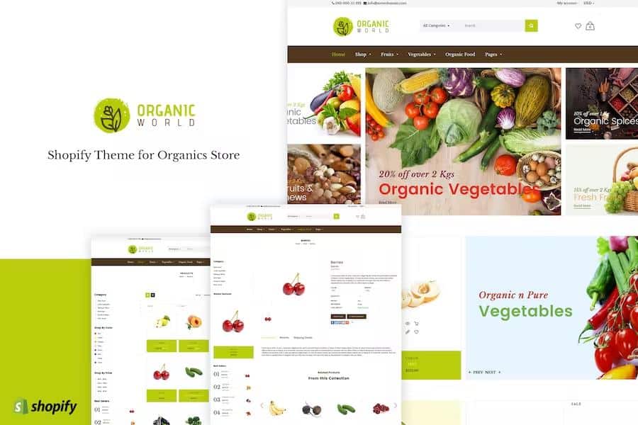 Organic Food Shopify Theme Latest Version