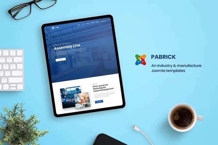 Pabrick – Industry and Manufacture Joomla 4 Templates Latest Version