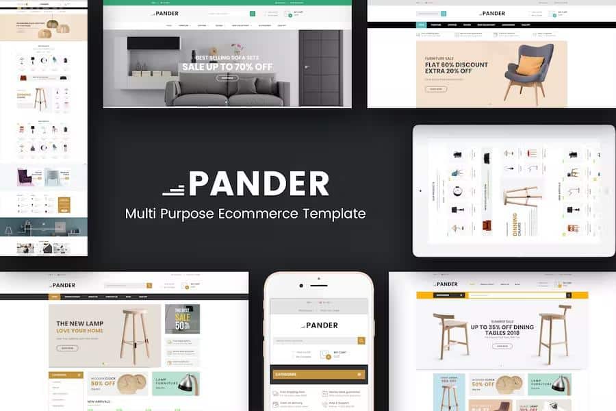 Pander – Furniture Responsive OpenCart Theme Latest Version