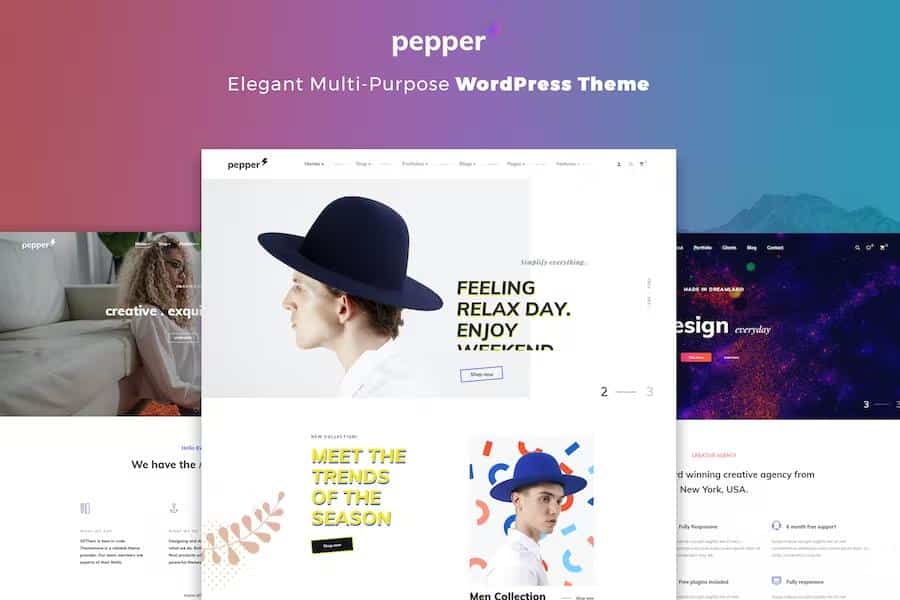 Pepper – Elegent Multi Purpose WordPress Theme 1.7