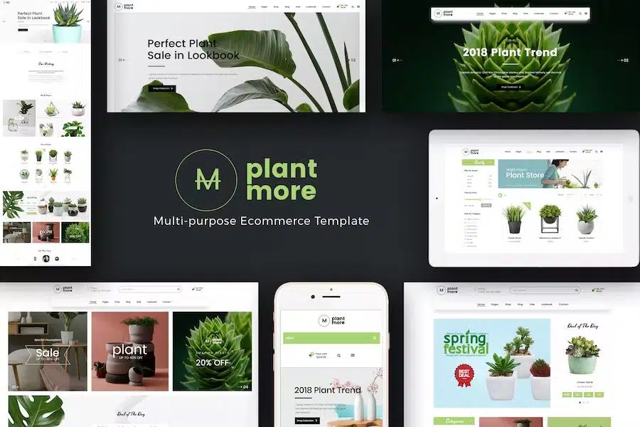 Plantmore – OpenCart Theme (Included Color Swatches) Latest Version