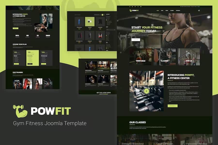 PowFit – Gym Fitness Joomla Template Latest Version