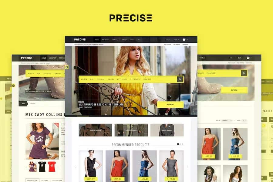 Precise – Multipurpose Responsive Magento Theme Latest Version