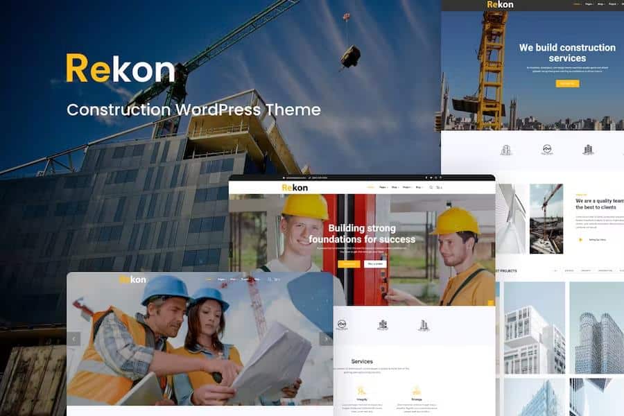 Rekon – Construction WordPress Theme 1.0.10
