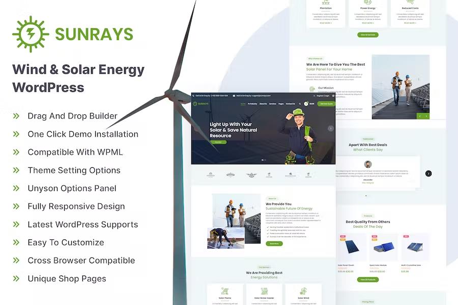 Renewable – ECO Solar Energy Theme 1.0.0