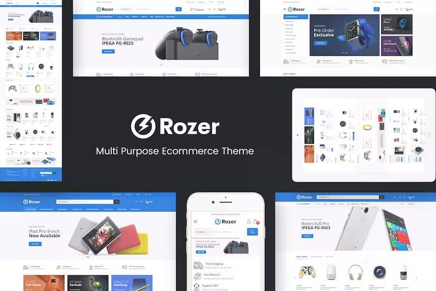 Rozer – Digital Responsive Prestashop Theme Latest Version