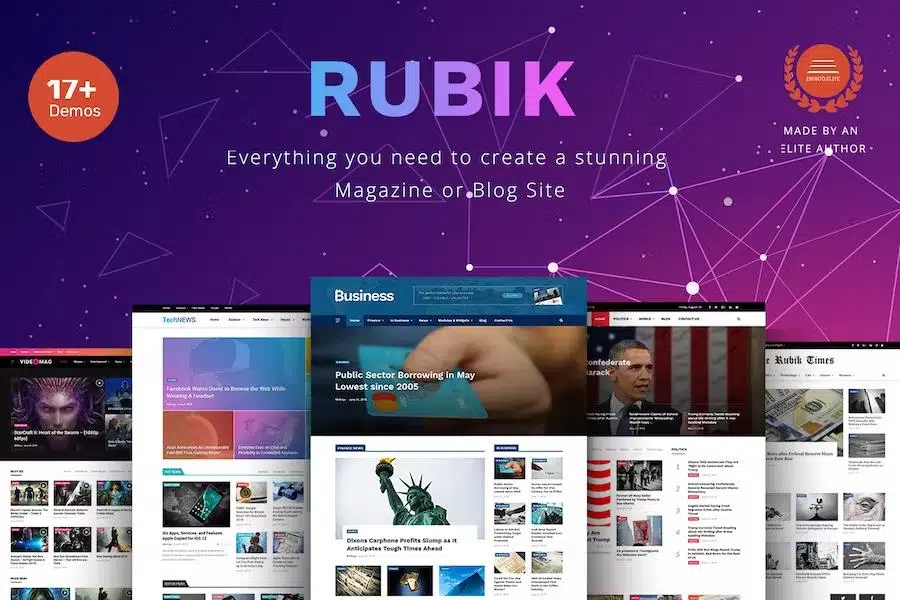 Rubik – A Perfect Theme for Blog Magazine Website 2.9