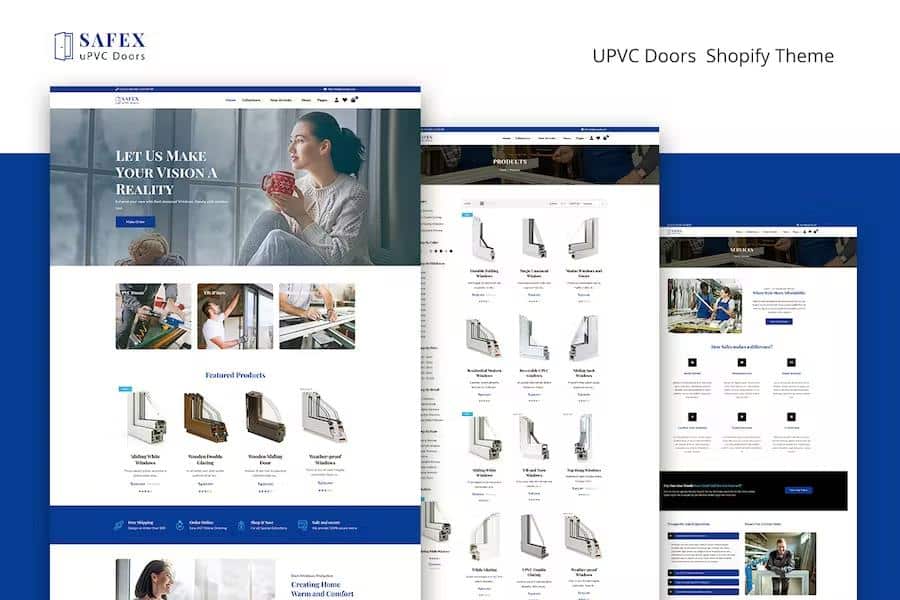 Safex – Hardware Shop, UPVC Furniture Shopify Theme Latest Version