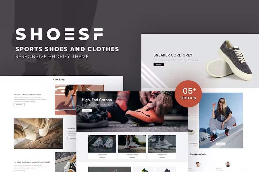 Shoesf – Running Sports Shoes Clothes Shopify Theme Latest Version