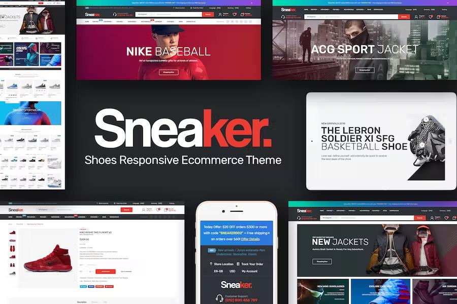 Sneaker – Shoes Responsive PrestaShop Theme Latest Version