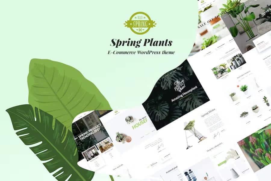 Spring Plants – Gardening & Houseplants WordPress Theme 3.0