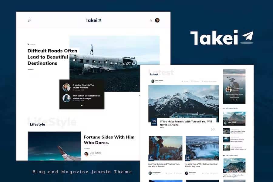 Takei – Blog and Magazine Joomla Theme Latest Version