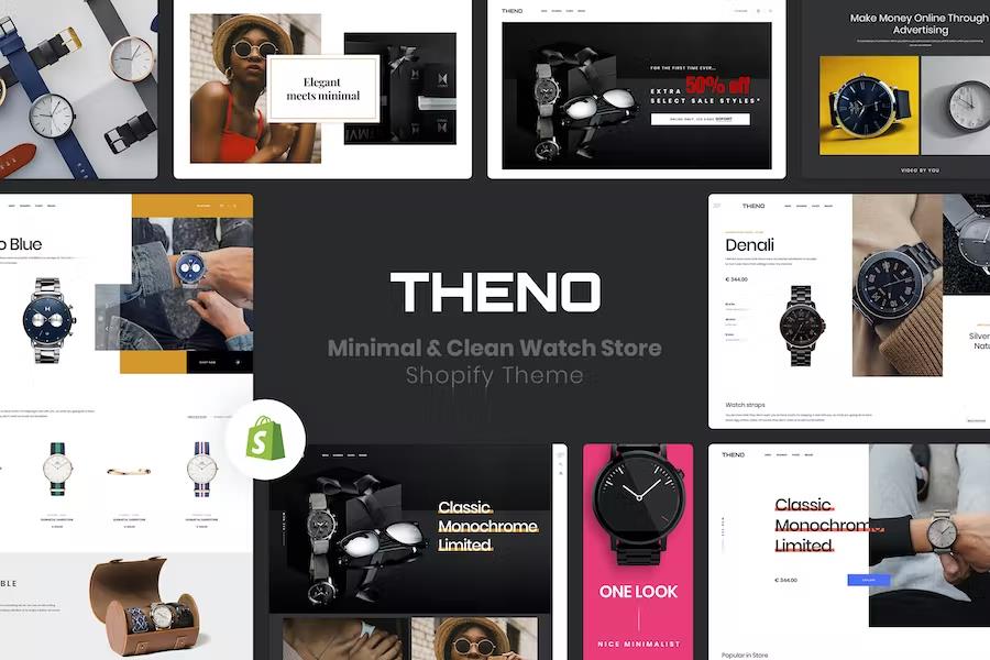 THENO – Minimal & Clean Watch Store Shopify Theme Latest Version